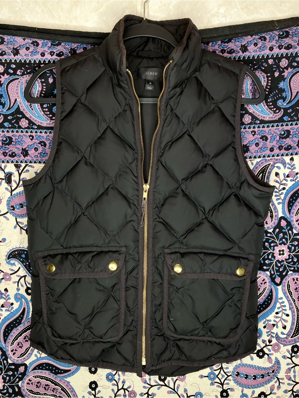 J crew down puffer vest XS